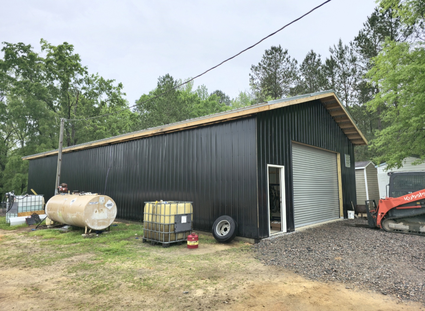 Completed metal building exterior